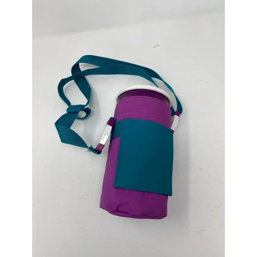 Tupperware‎ Hostess Beach Bright Picnic Totes & Cup Teal & Purple Retro Set